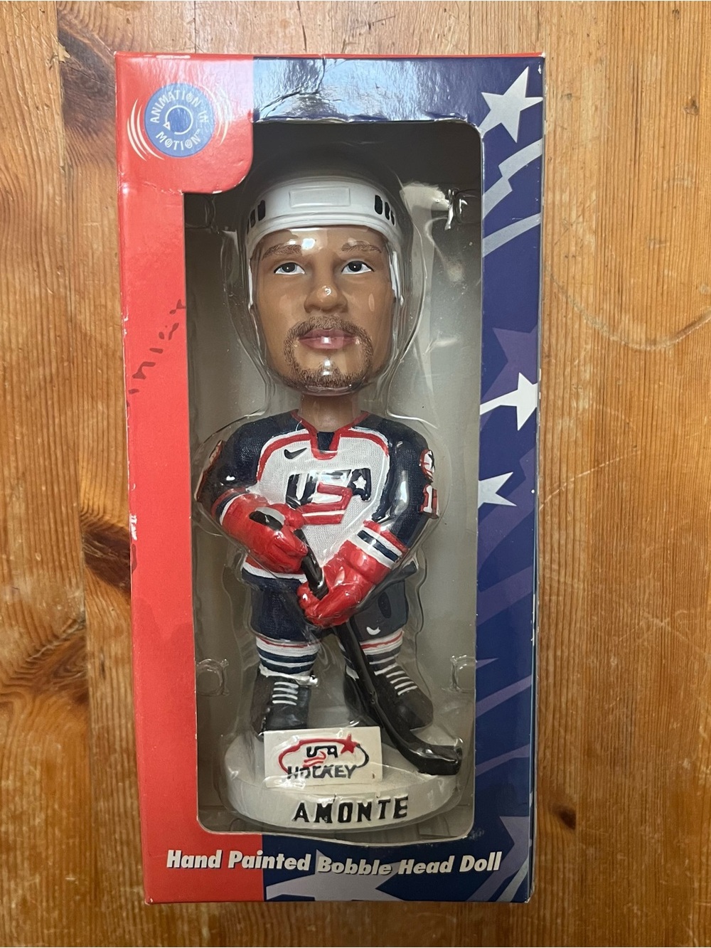 Tony Amonte USA Hockey Hand-Painted Official Collectors Bobblehead
